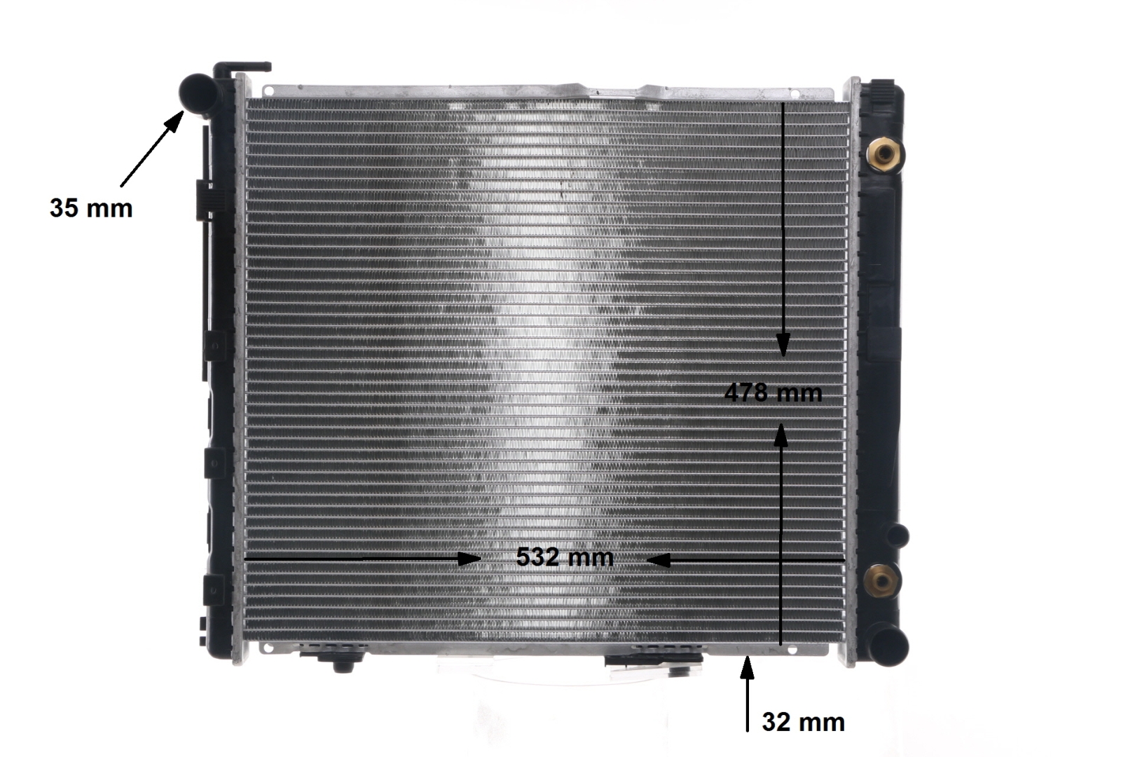 Iegādājieties lēti oriģinālo Radiators, Motora dzesēšanas sistēma CR 293 000S comparable with A1245007603 OEM numbers online