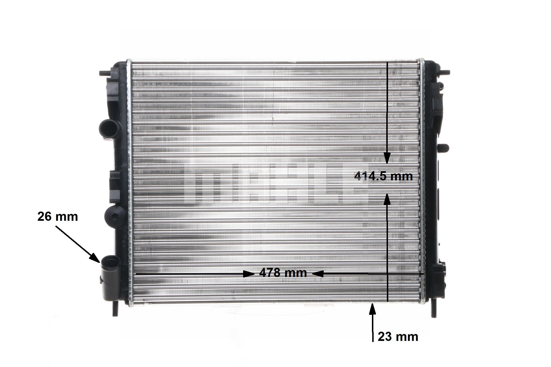 Kupuj MAHLE ORIGINAL Chłodnica, układ chłodzenia silnika Produkt No.: CR 36 000S w niskiej cenie, tylko 277,48 zł