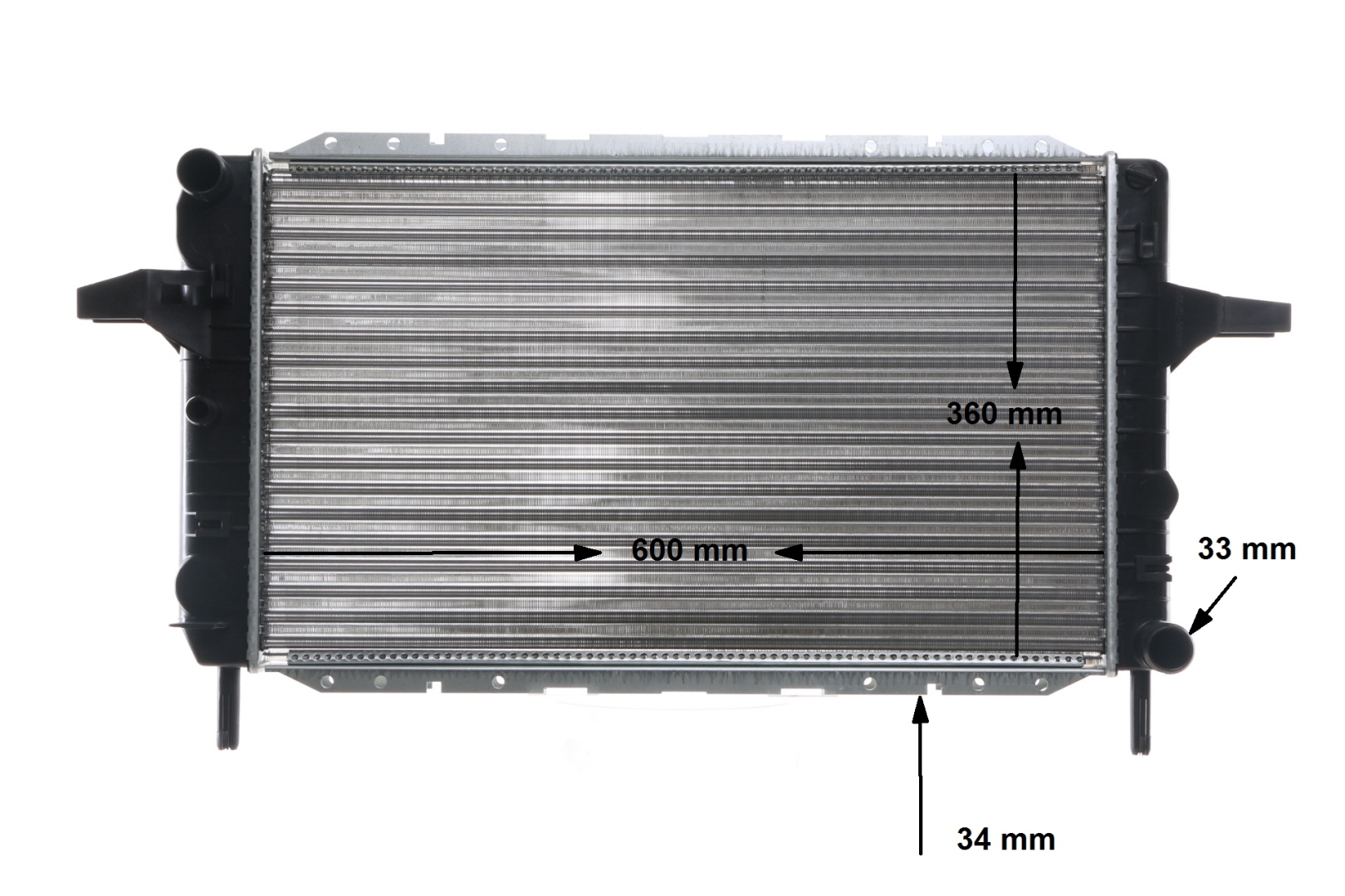 Radiateur du moteur 1652505