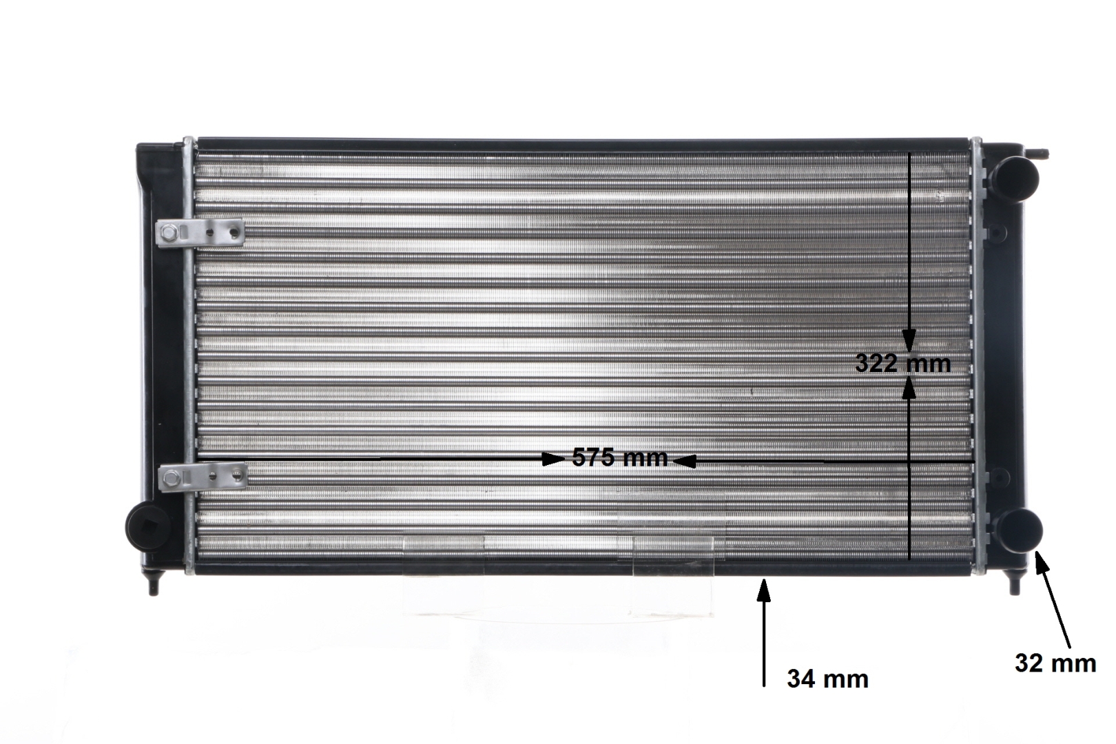 Kupuj MAHLE ORIGINAL Chłodnica, układ chłodzenia silnika Produkt No.: CR 414 000S w niskiej cenie, tylko 272,80 zł