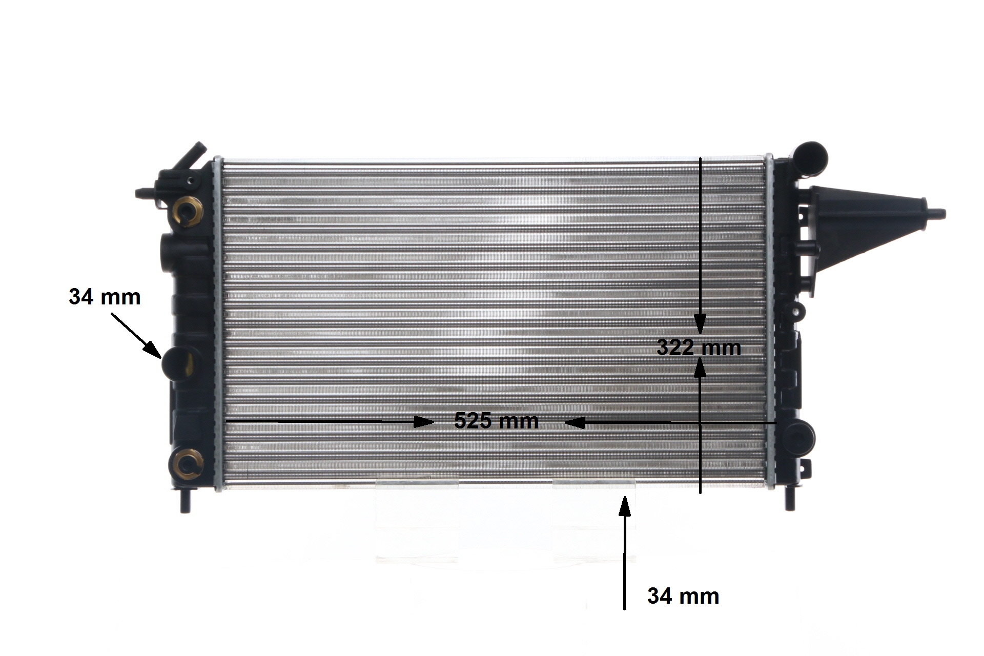 Cumpărați online Radiator, racire motor CR 432 000S original/ă și la un preț mic, compatibil/ă cu nr. OEM 1300088