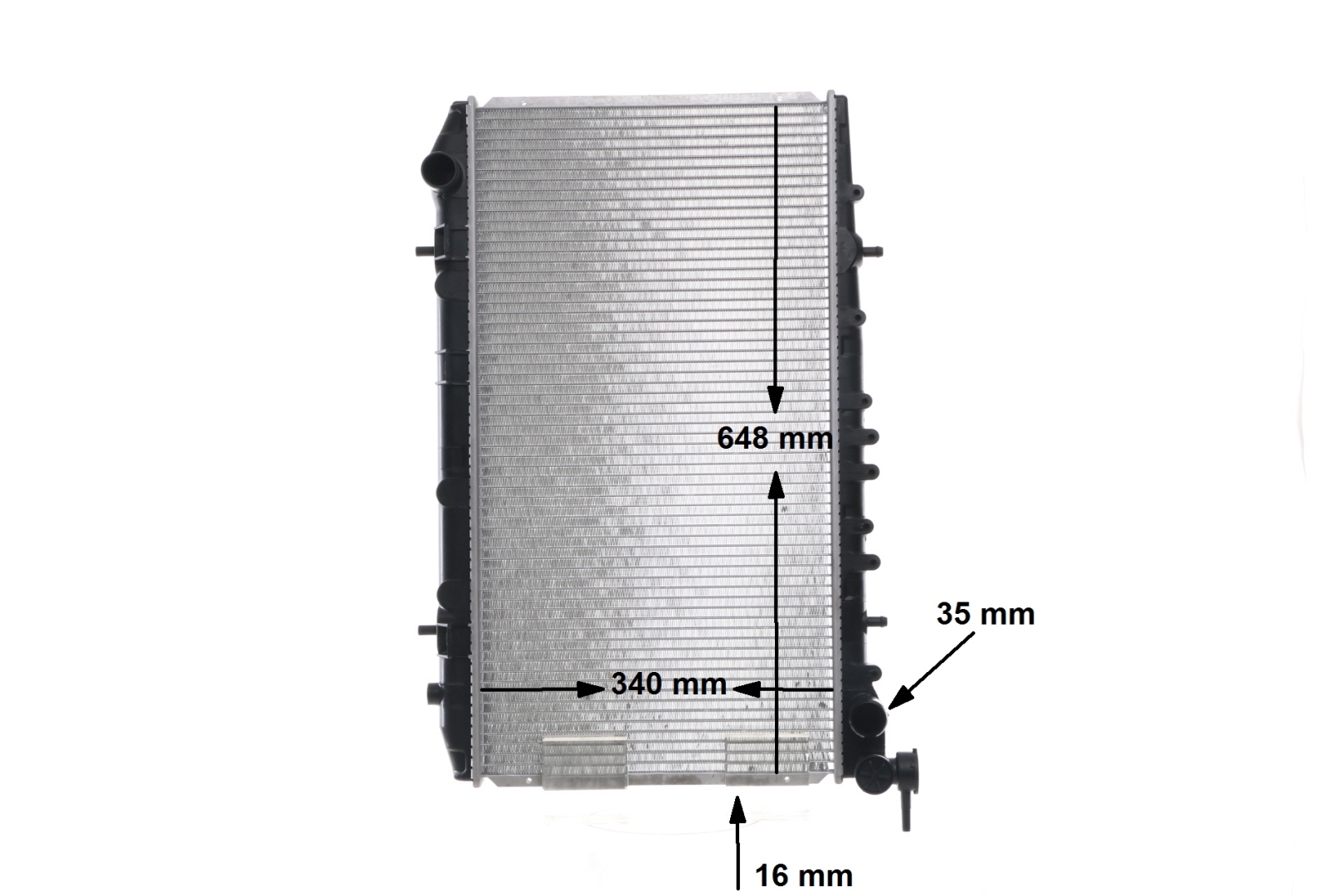 Cumpărați online Radiator, racire motor CR 435 000S original/ă și la un preț mic, compatibil/ă cu nr. OEM 2141071J01