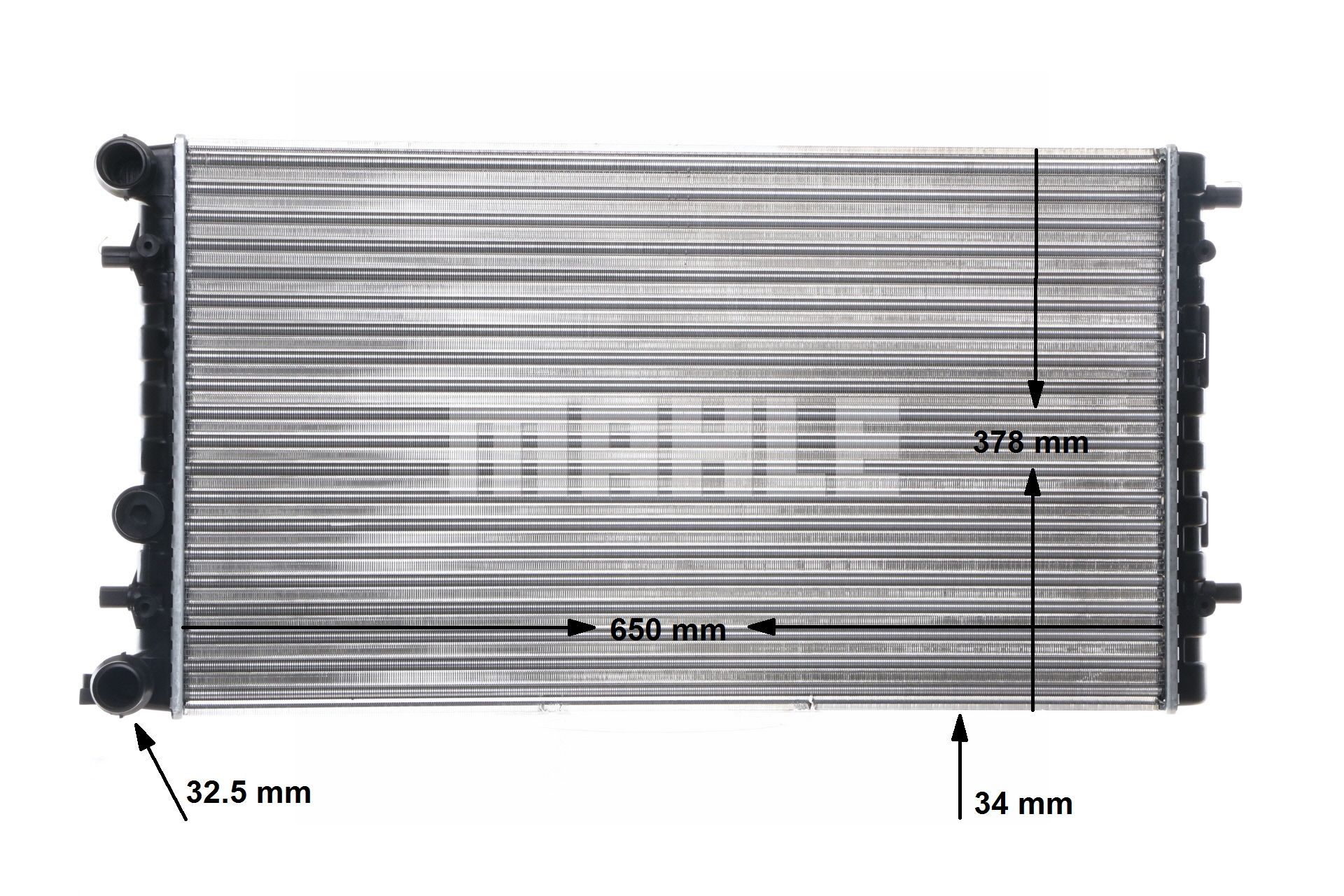 Kupuj MAHLE ORIGINAL Chłodnica, układ chłodzenia silnika Produkt No.: CR 477 001S w niskiej cenie, tylko 357,99 zł