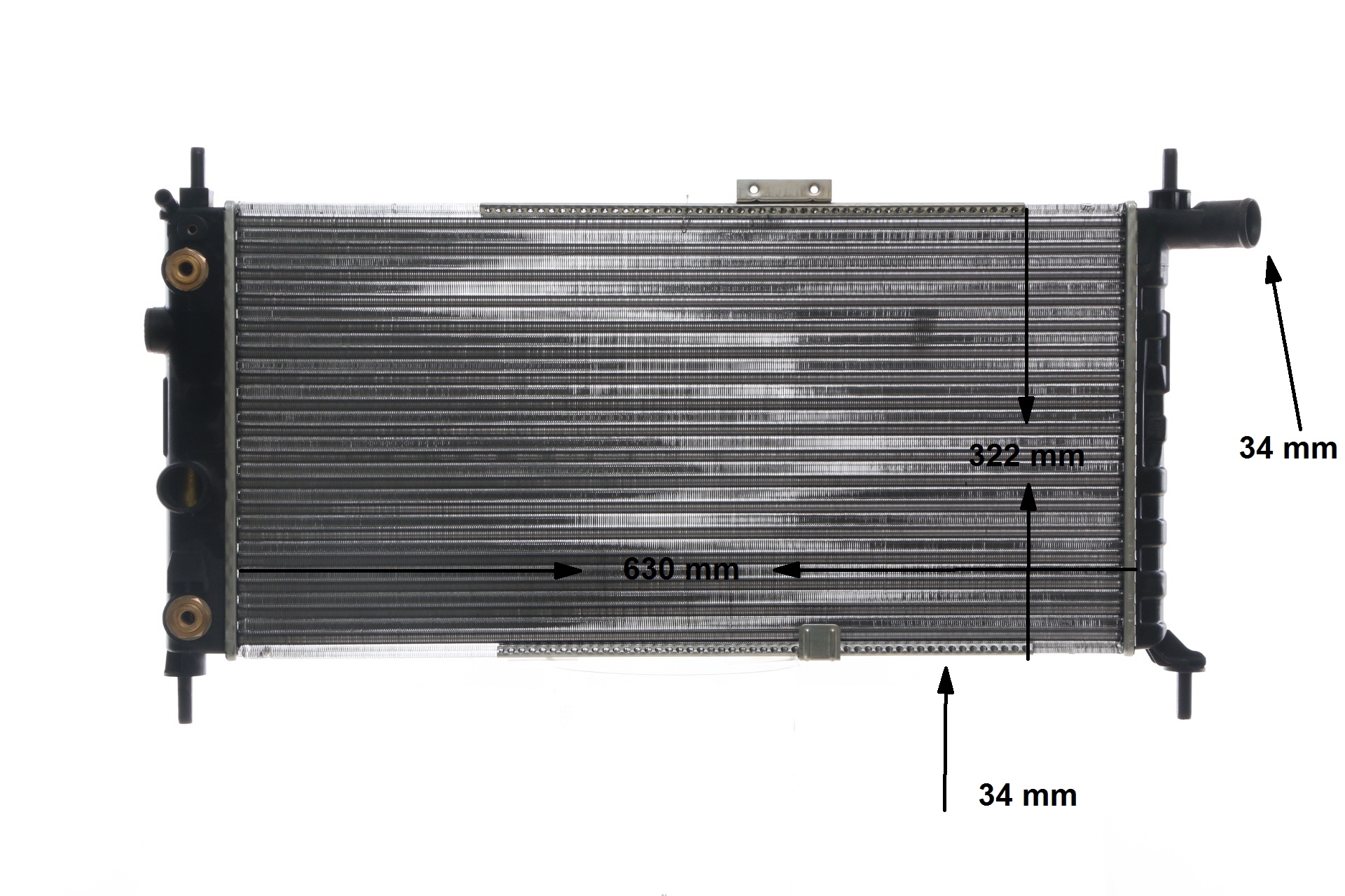 OEM Radiator apa / piese VAUXHALL Astra Mk2 Sedan 1987 1302028, 1302030, 3054013 MAHLE ORIGINAL