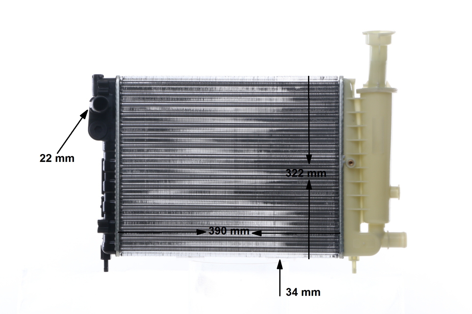 MAHLE ORIGINAL CR 491 000S Radiateur du moteur
