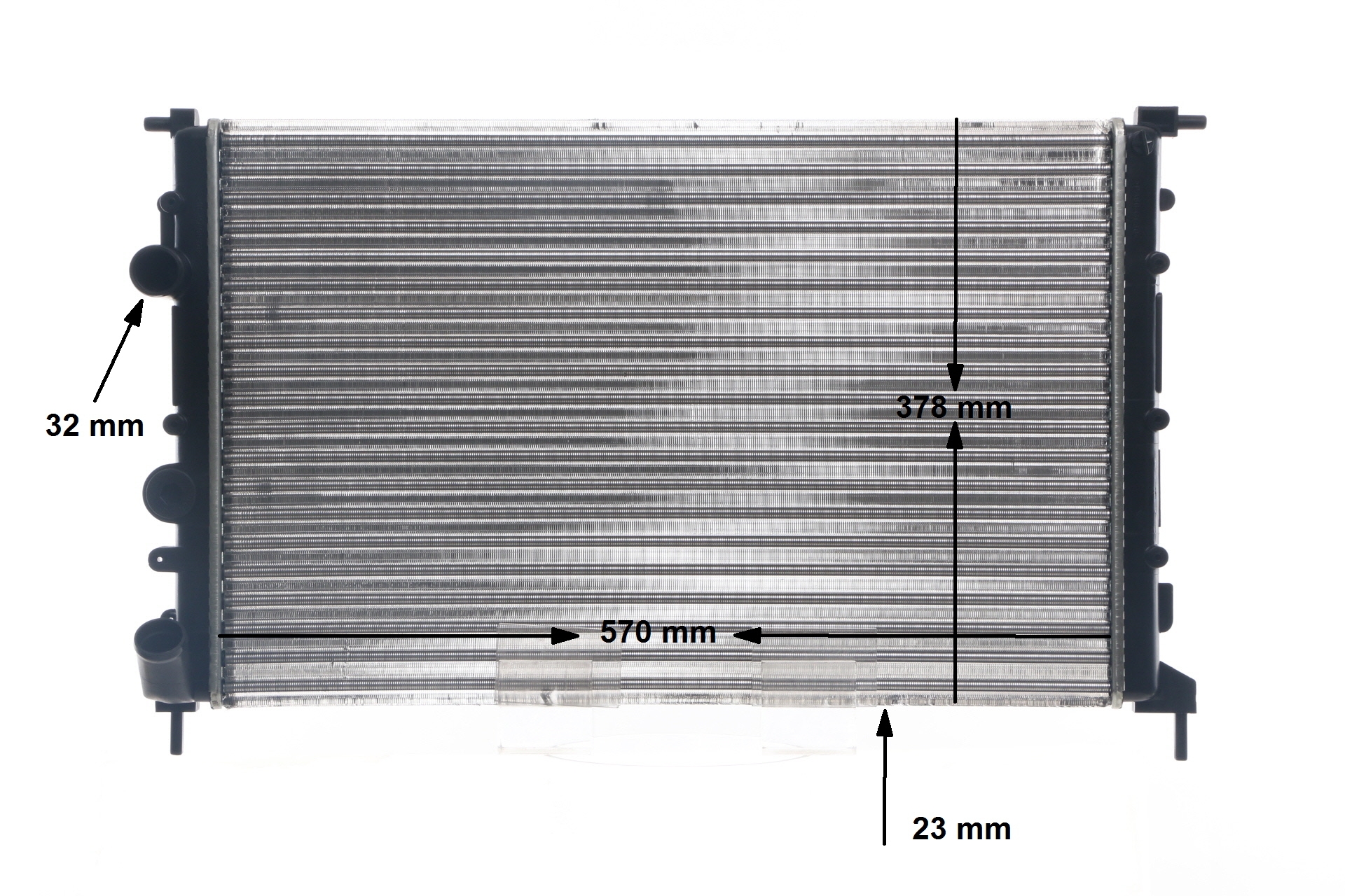 MAHLE ORIGINAL Kühler, Motorkühlung Produkt Nr.: CR 494 000S zum günstigen Preis von 55,96 € kaufen