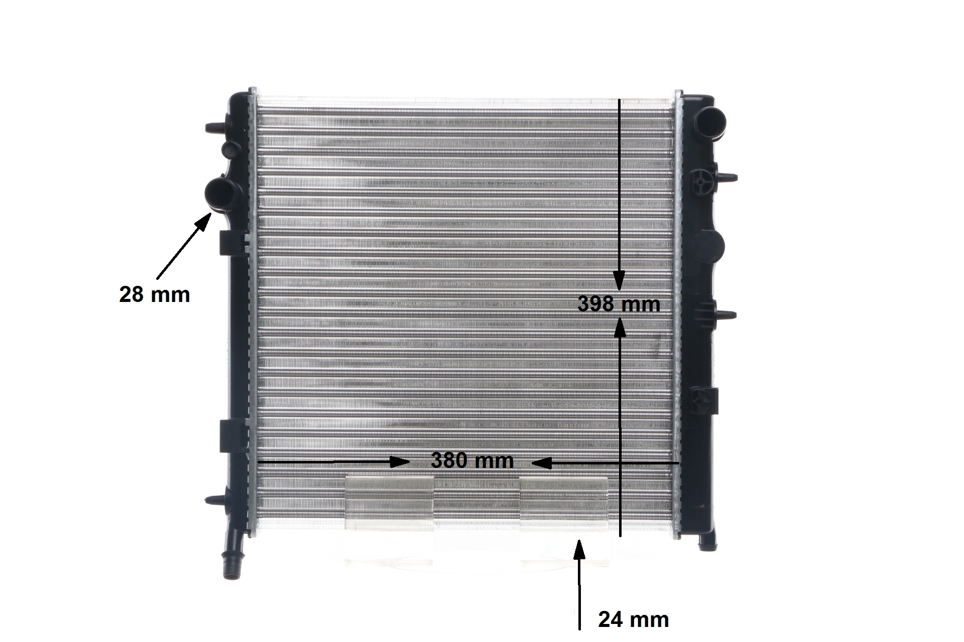 OEM Radiator, racire motor CITROËN 1.4 VTi 95 CP benzina 1301M6 de la MAHLE ORIGINAL online la un preț incredibil