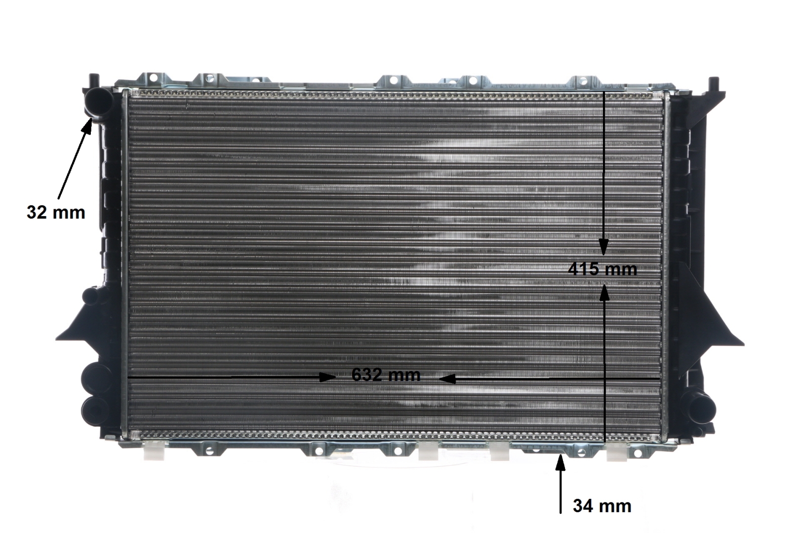 Köp billiga original Kylare CR 591 000S jämförbara med 4A0121251J OEM nummer på nätet