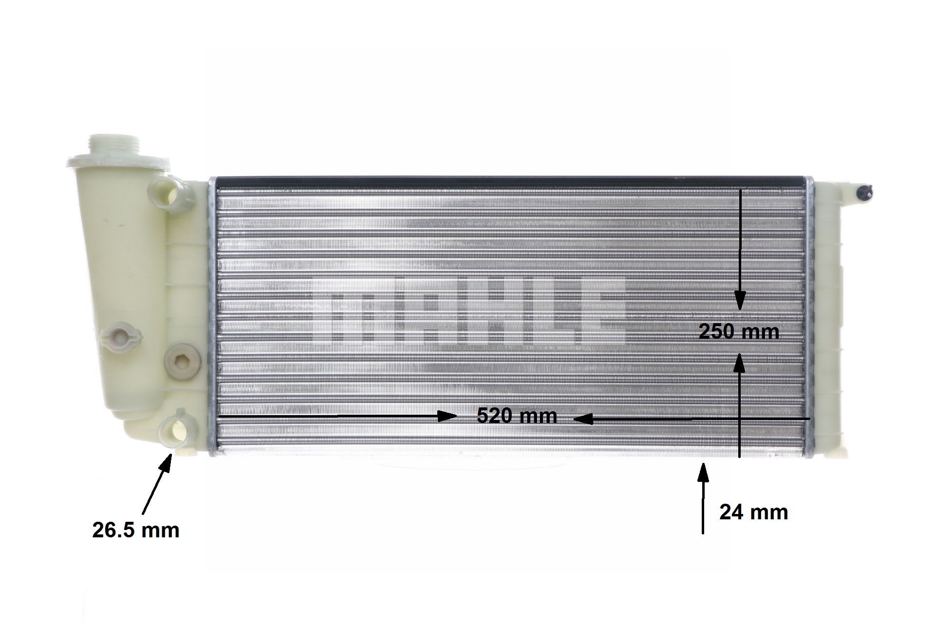 OE Radiator apa AUTOBIANCHI BIANCHINA 1968 5998952, 71735368, 7532684 de la MAHLE ORIGINAL