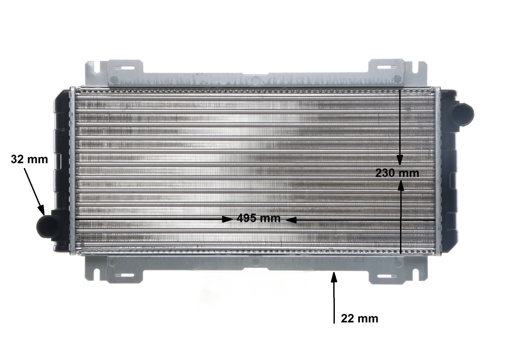 OEM Radiator racire motor Ford Fiesta Mk2 1985 1619067, 1619143, 6134546 MAHLE ORIGINAL