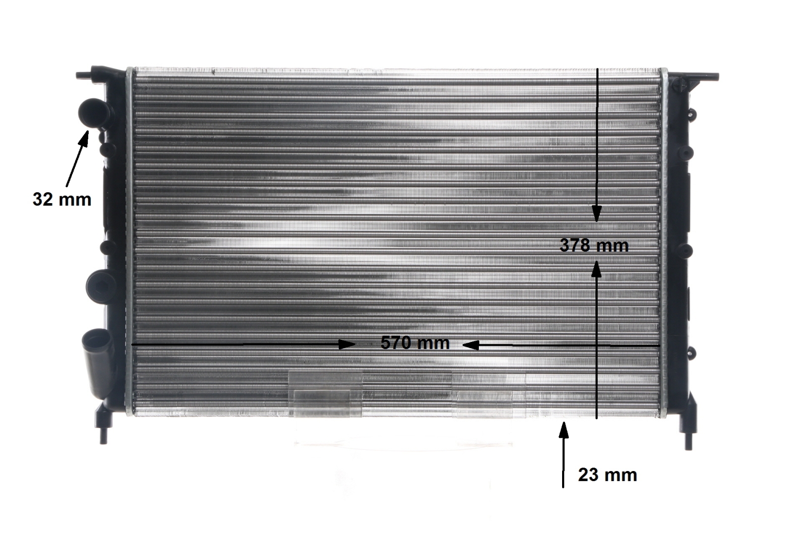 MAHLE ORIGINAL CR638000S radiateur de refroidissement moteur RENAULT 19 II Cabriolet 1.8 107 CH Essence