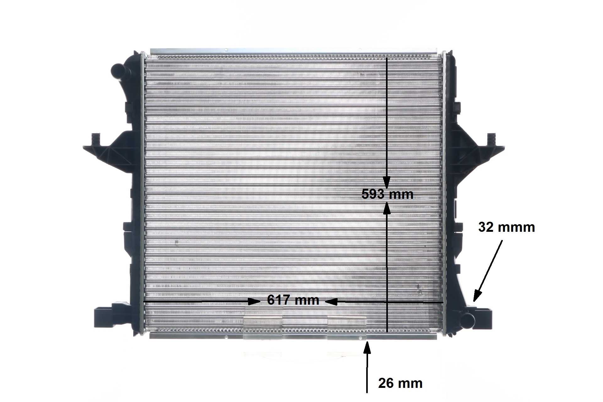 Kupuj MAHLE ORIGINAL Chłodnica, układ chłodzenia silnika Produkt No.: CR 81 000S w niskiej cenie, tylko 776,05 zł