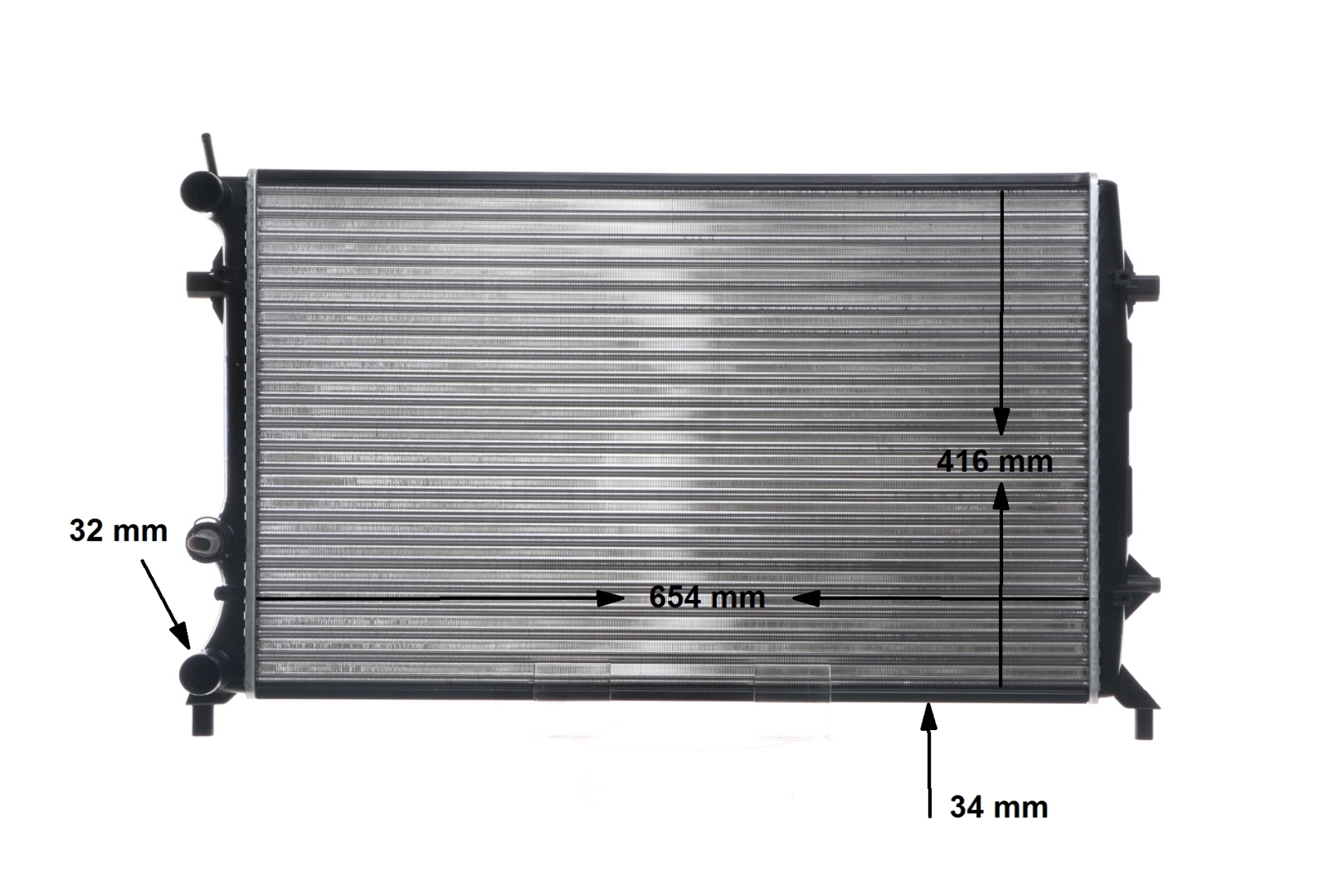 Kupuj MAHLE ORIGINAL Chłodnica, układ chłodzenia silnika Produkt No.: CR 816 000S w niskiej cenie, tylko 718,44 zł