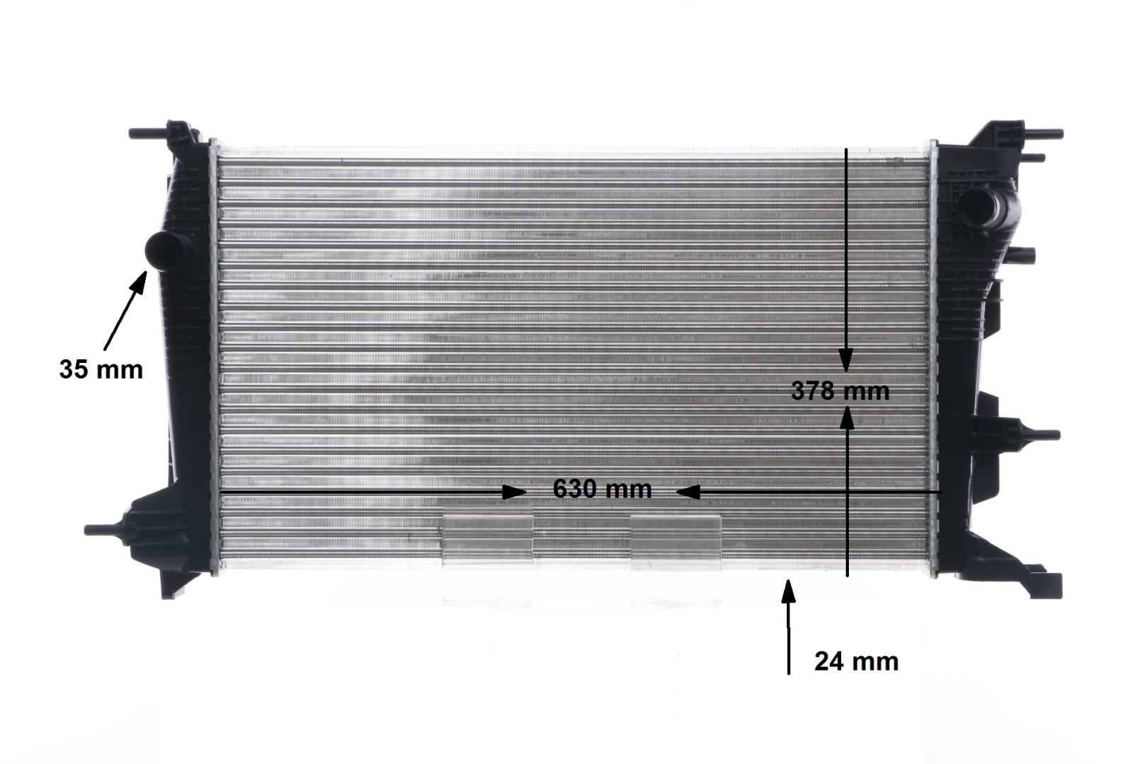 OEM Radiateur RENAULT 1.5 dCi 90 PK Diesel 214100002R van MAHLE ORIGINAL online aan geweldige prijzen