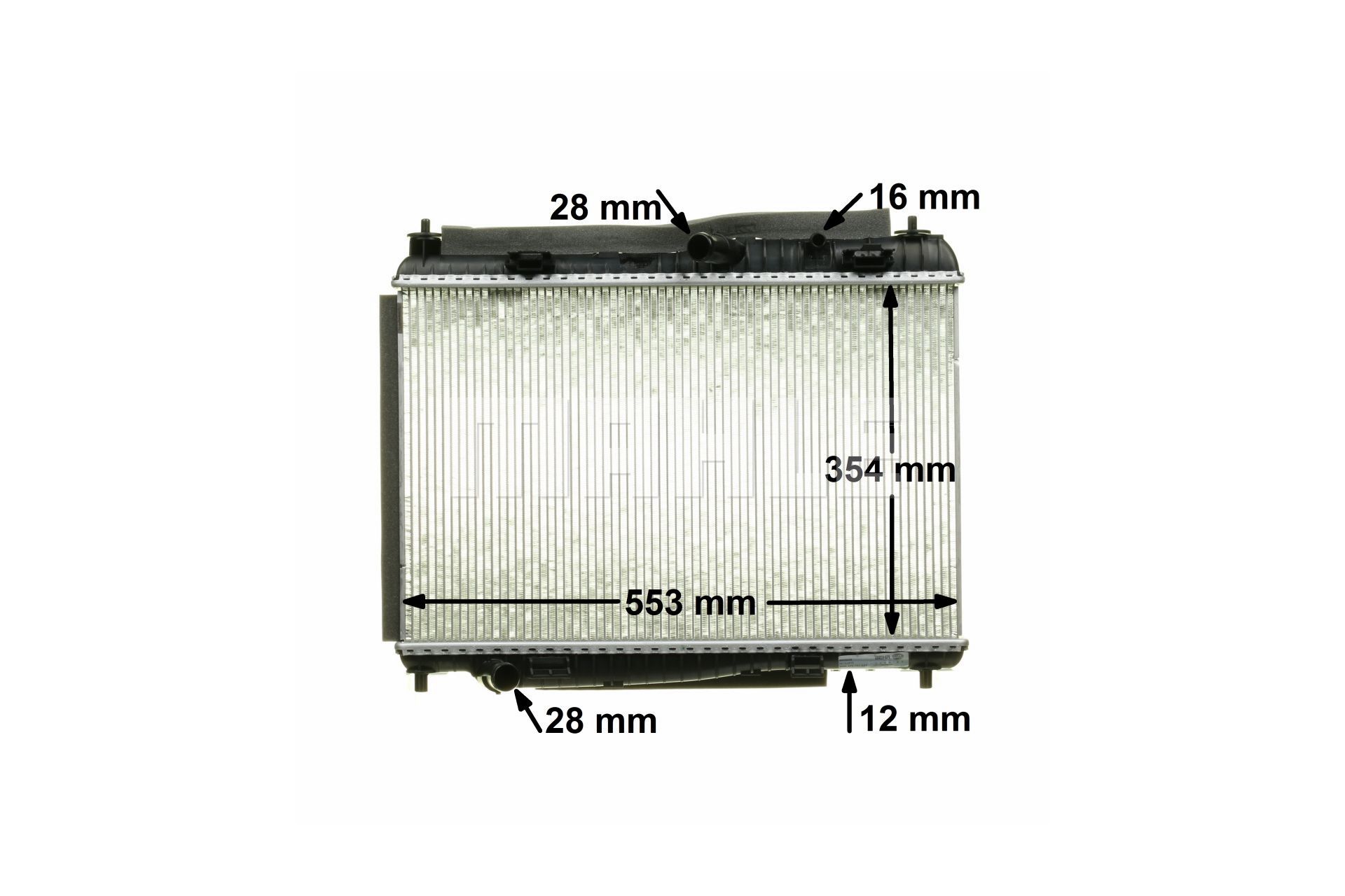FORD 1.0 80 HP Petrol Engine radiator OEM 1778265 from MAHLE ORIGINAL online zu günstigen Preisen