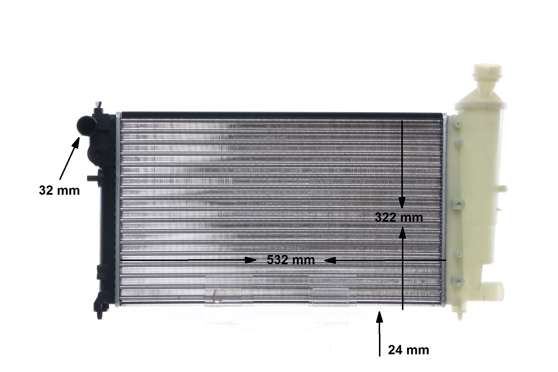 Cumpărați online Radiator, racire motor CR 91 000S original/ă și la un preț mic, compatibil/ă cu nr. OEM 1330A7