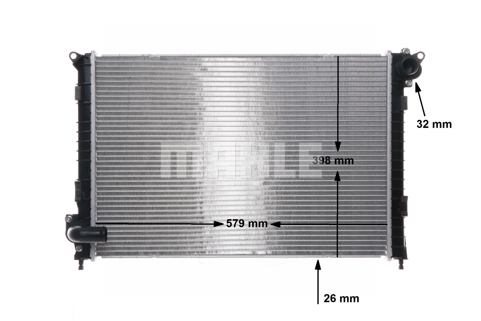Ostke odavaid originaale Radiaator, mootorijahutus CR 983 000S mis on võrreldavad 7570821 OEM numbritega internetis