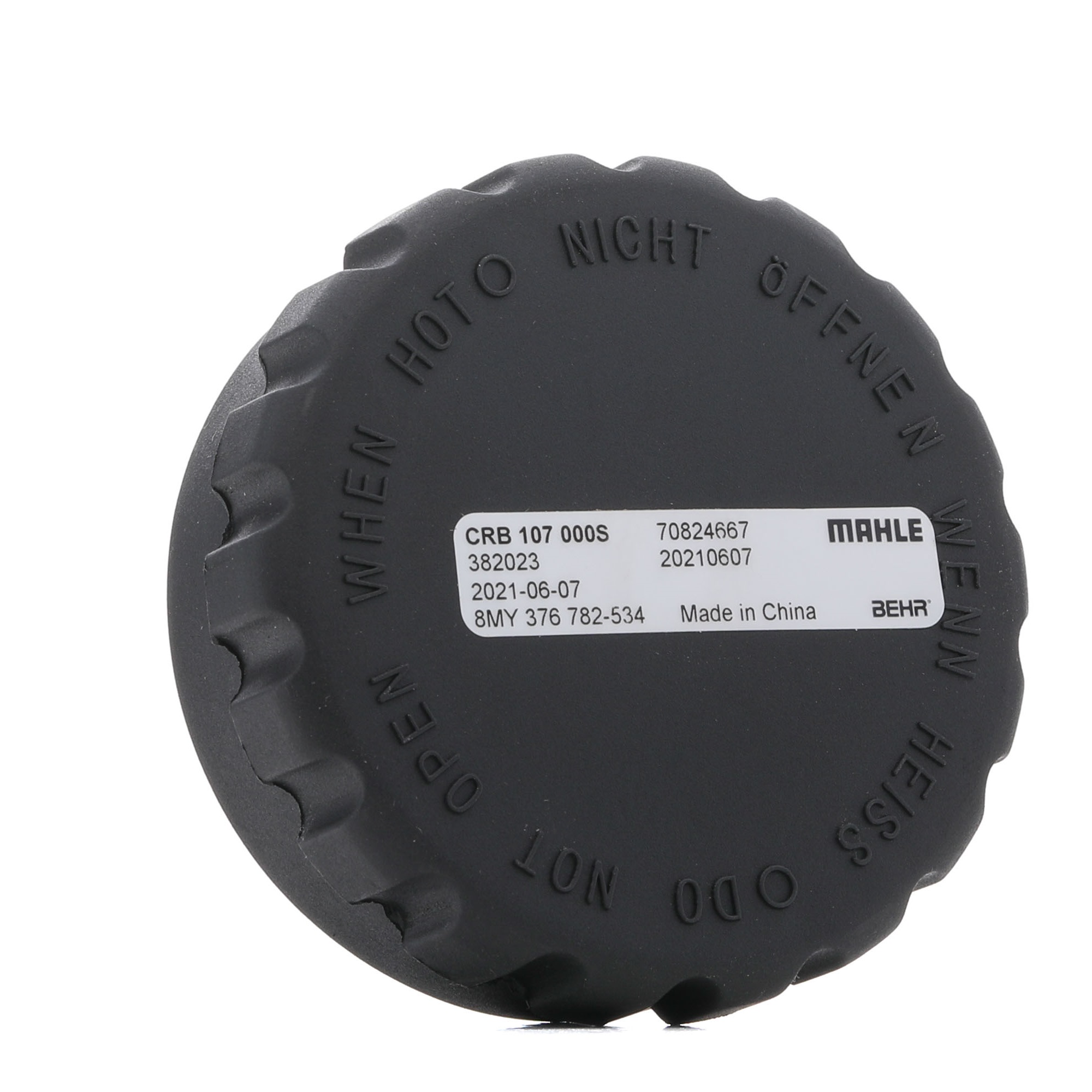 Acquista Tappo, serbatoio refrigerante da MAHLE ORIGINAL Numero prodotto.: CRB 107 000S al costo di soli 18,51 €