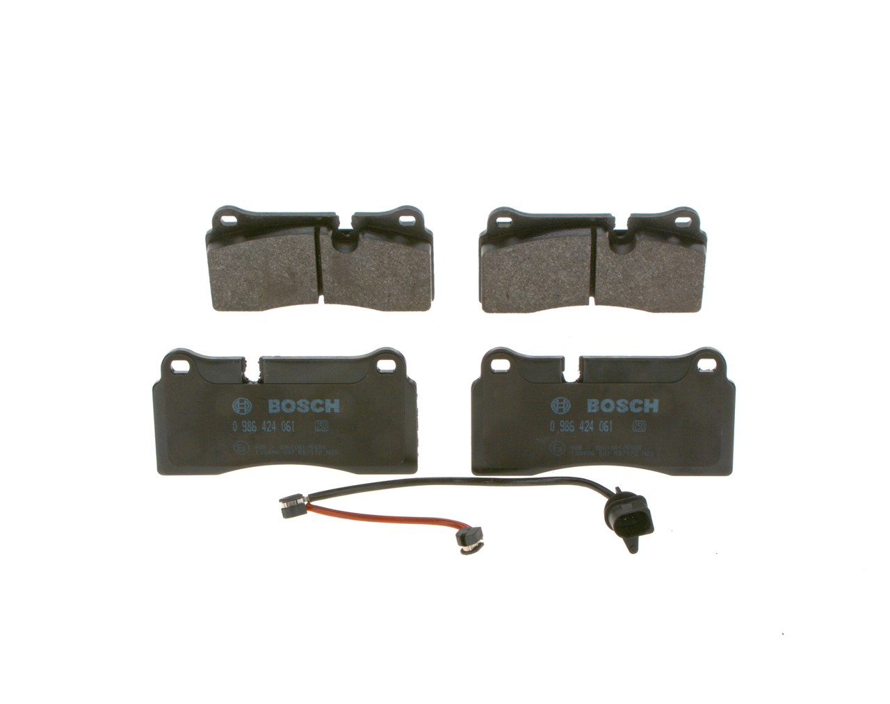 Köp billiga original Bromsbelägg 0 986 424 061 jämförbara med 420698451H OEM nummer på nätet