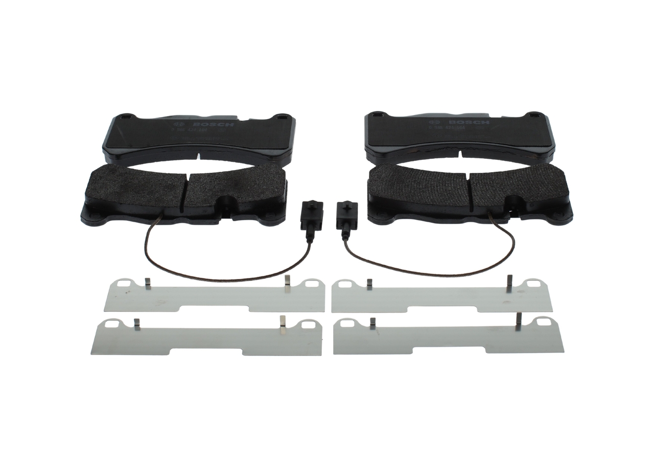 Köp billiga original Bromsbelägg 0 986 424 104 jämförbara med 77367664 OEM nummer på nätet