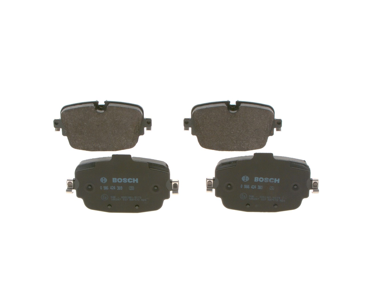 Köp billiga original Bromsbelägg 0 986 424 389 jämförbara med 4M0698451Q OEM nummer på nätet