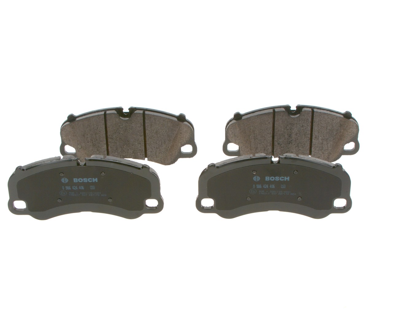 Köp billiga original Bromsbelägg 0 986 424 406 jämförbara med 99135194601 OEM nummer på nätet