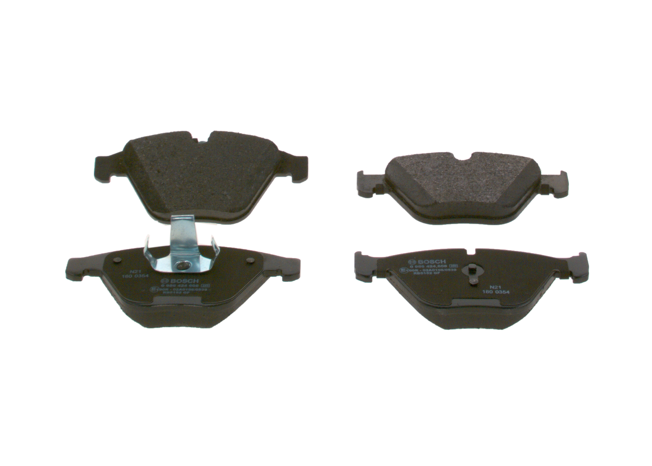 Köp billiga original Bromsbelägg 0 986 424 608 jämförbara med 34116794915 OEM nummer på nätet