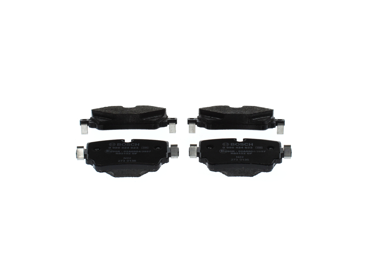 Köp billiga original Bromsbelägg 0 986 424 623 jämförbara med C2D40929 OEM nummer på nätet