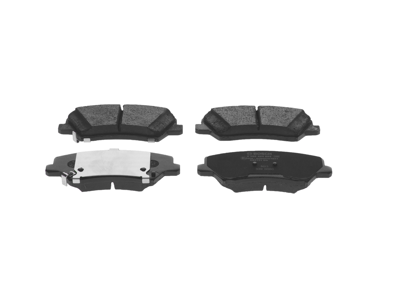 Köp billiga original Bromsbelägg 0 986 424 863 jämförbara med 58101G4A05 OEM nummer på nätet