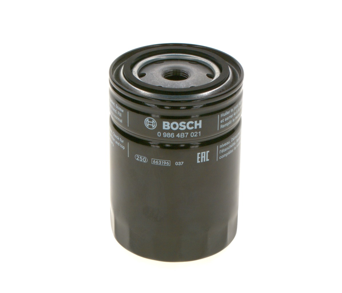 Įsigykite BOSCH Alyvos filtras Prekės Nr.: 0 986 4B7 021 už žemiausią 12,87 € kainą