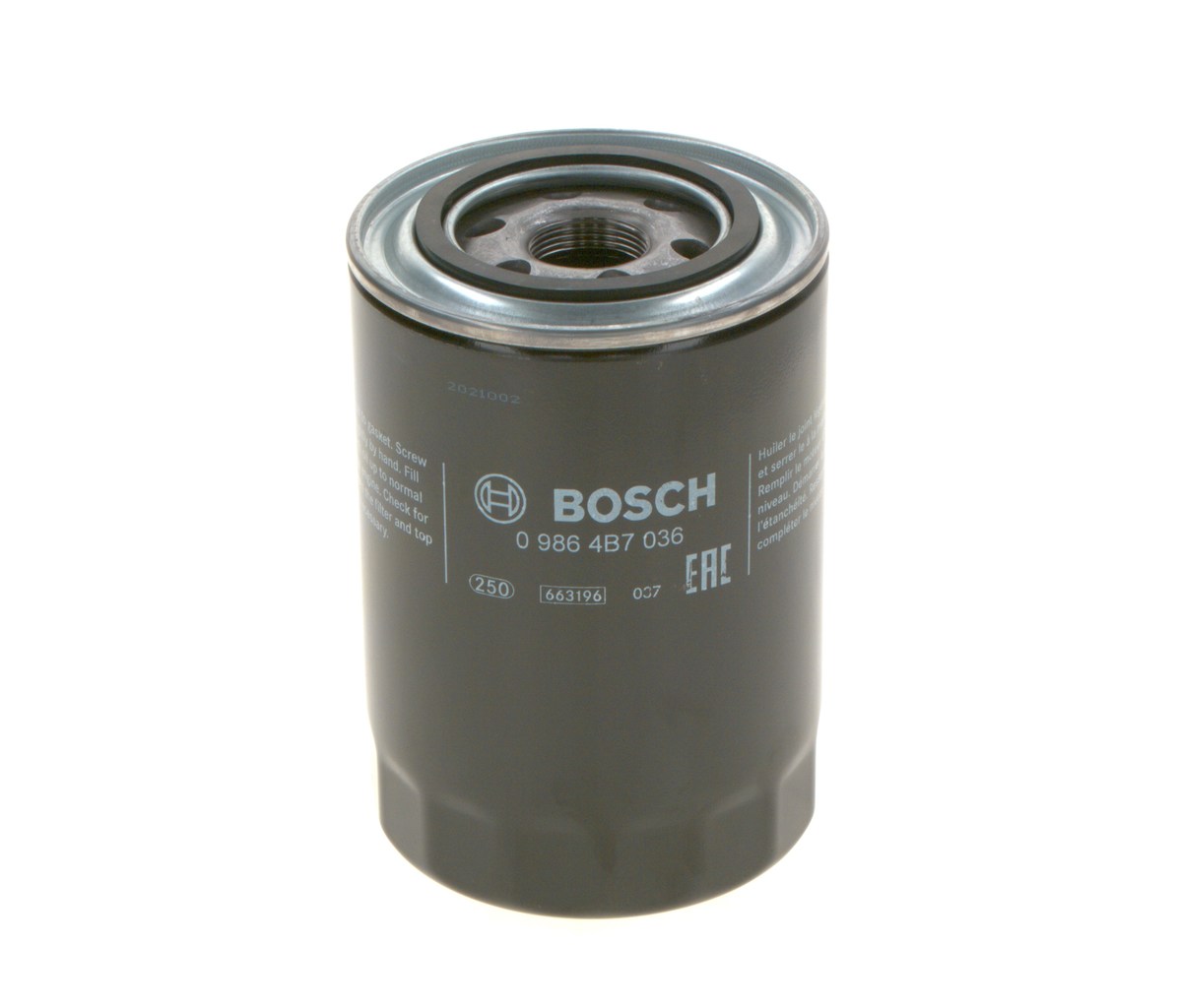 Ostke BOSCH Õlifilter Toode nr.: 0 986 4B7 036 madala hinnaga 26,30 €