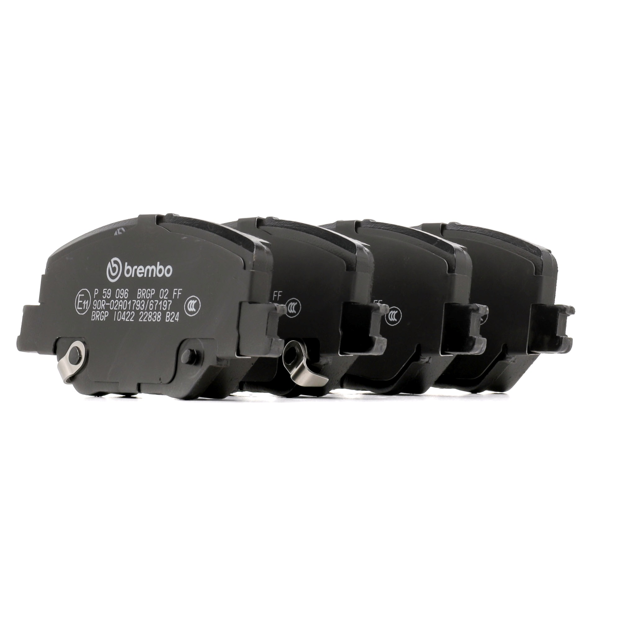 Köp BREMBO Bromsbelägg Produktnummer: P 59 096 till det förmånliga priset av 721,13 kr