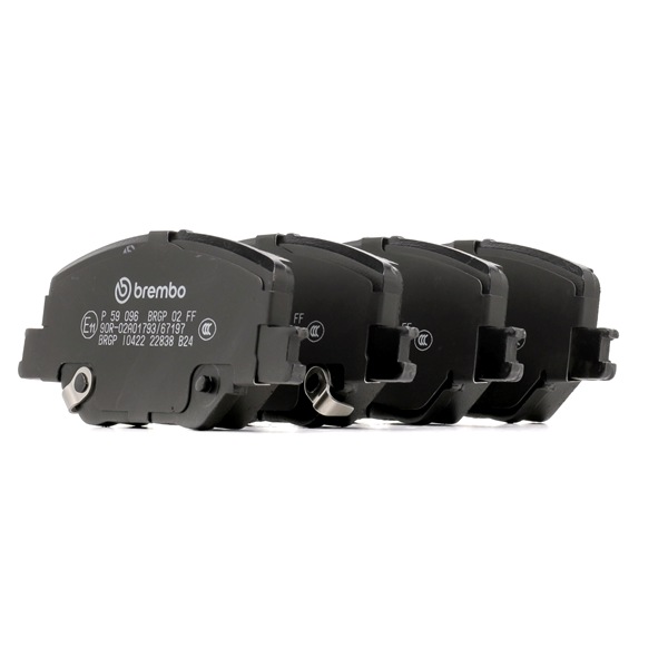 Köp billiga original Bromsbelägg P 59 096 jämförbara med 84124408 OEM nummer på nätet