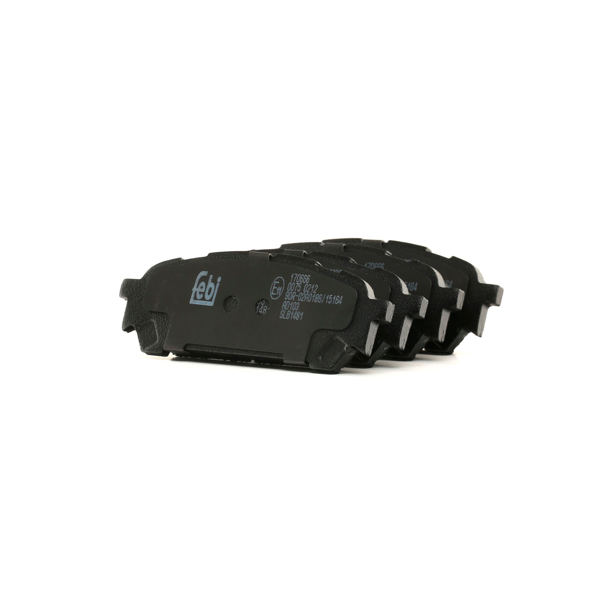 Įsigykite FEBI BILSTEIN Stabdžių kaladėlės Prekės Nr.: 170666 už žemiausią 15,04 € kainą