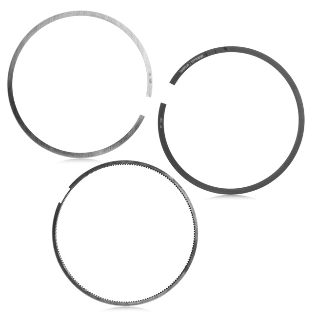 OEM Set segmenti piston BMW 335d 3.0 269 CP motor diesel 11257798369 de la RIDEX online la un preț incredibil