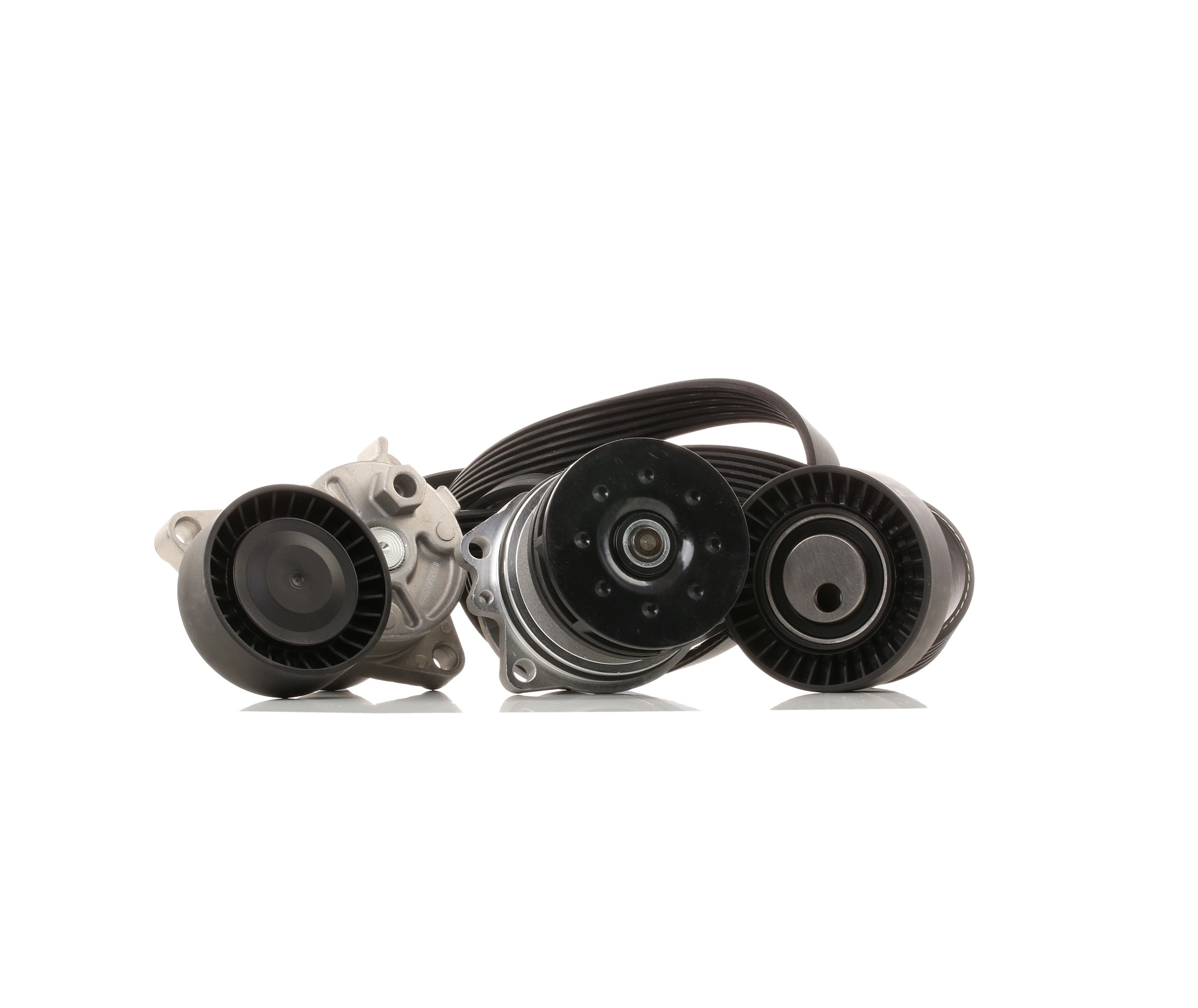 Įsigykite RIDEX Vandens siurblys + V formos rumbuotas diržas, komplektas Prekės Nr.: 4172P0045 už žemiausią 97,27 € kainą