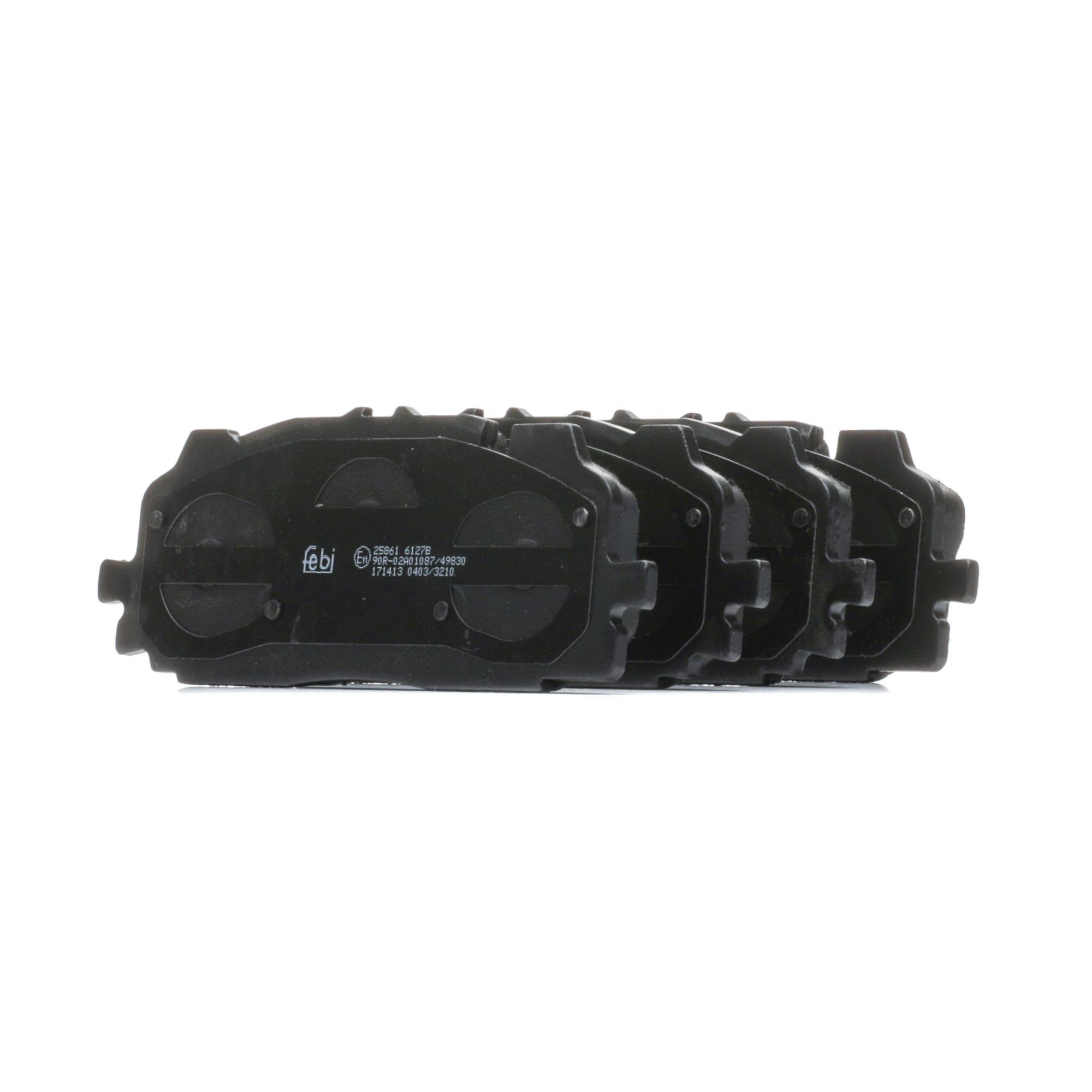 Įsigykite FEBI BILSTEIN Stabdžių kaladėlės Prekės Nr.: 171413 už žemiausią 47,66 € kainą