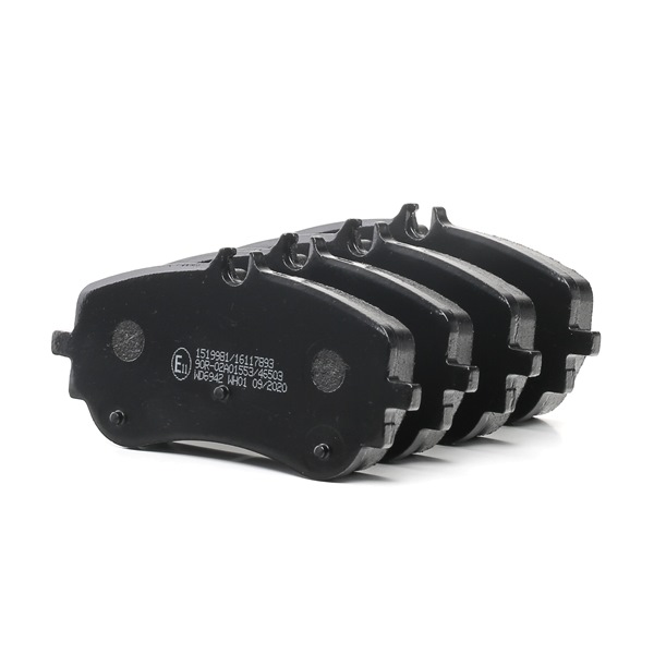 OEM Τακάκια φρένων VW 2.0 TDI RWD 140 PS Πετρέλαιο 2H6698451 από την RIDEX ηλεκτρονικά σε χαμηλές τιμές