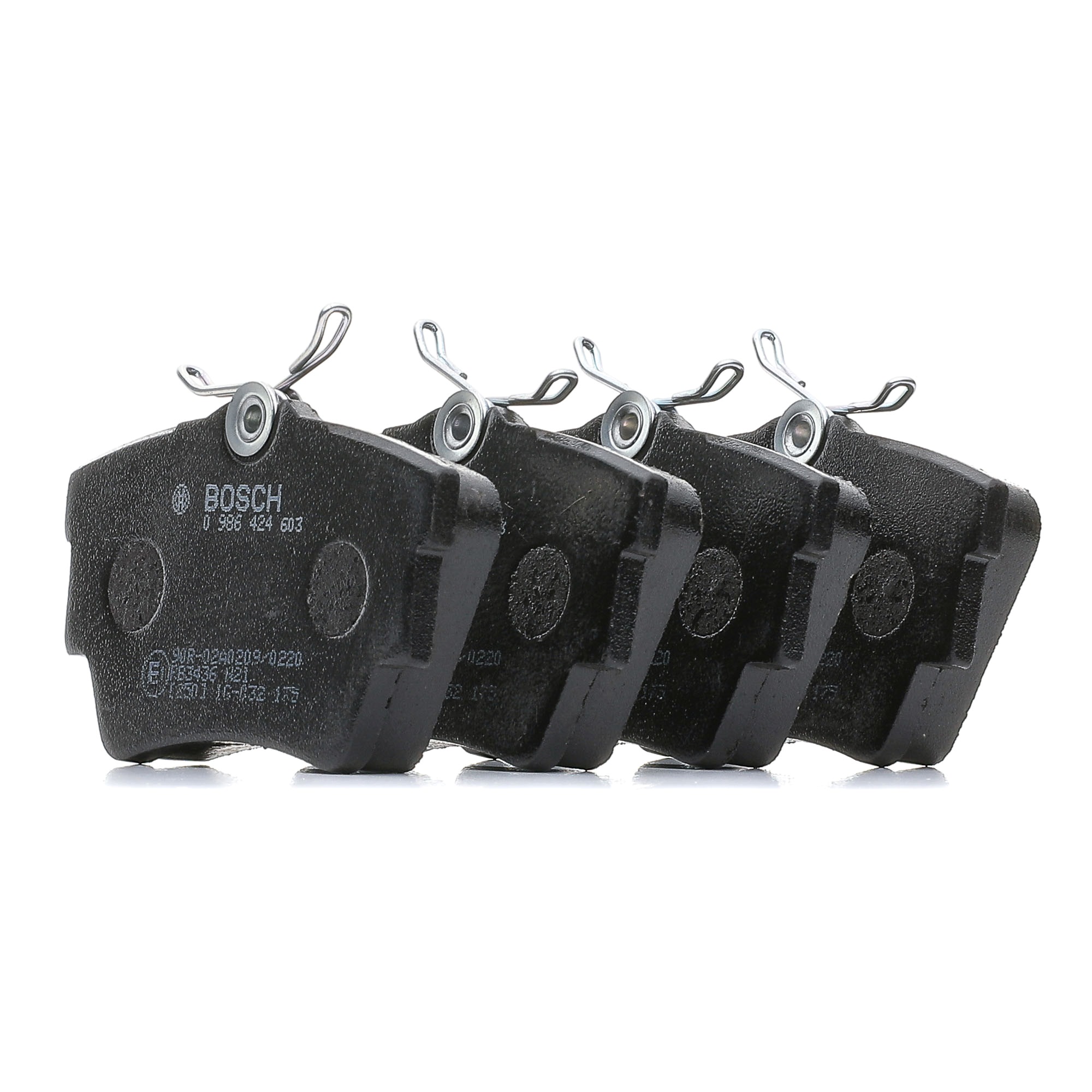 Įsigykite BOSCH Stabdžių kaladėlės Prekės Nr.: 0 986 424 603 už žemiausią 36,46 € kainą