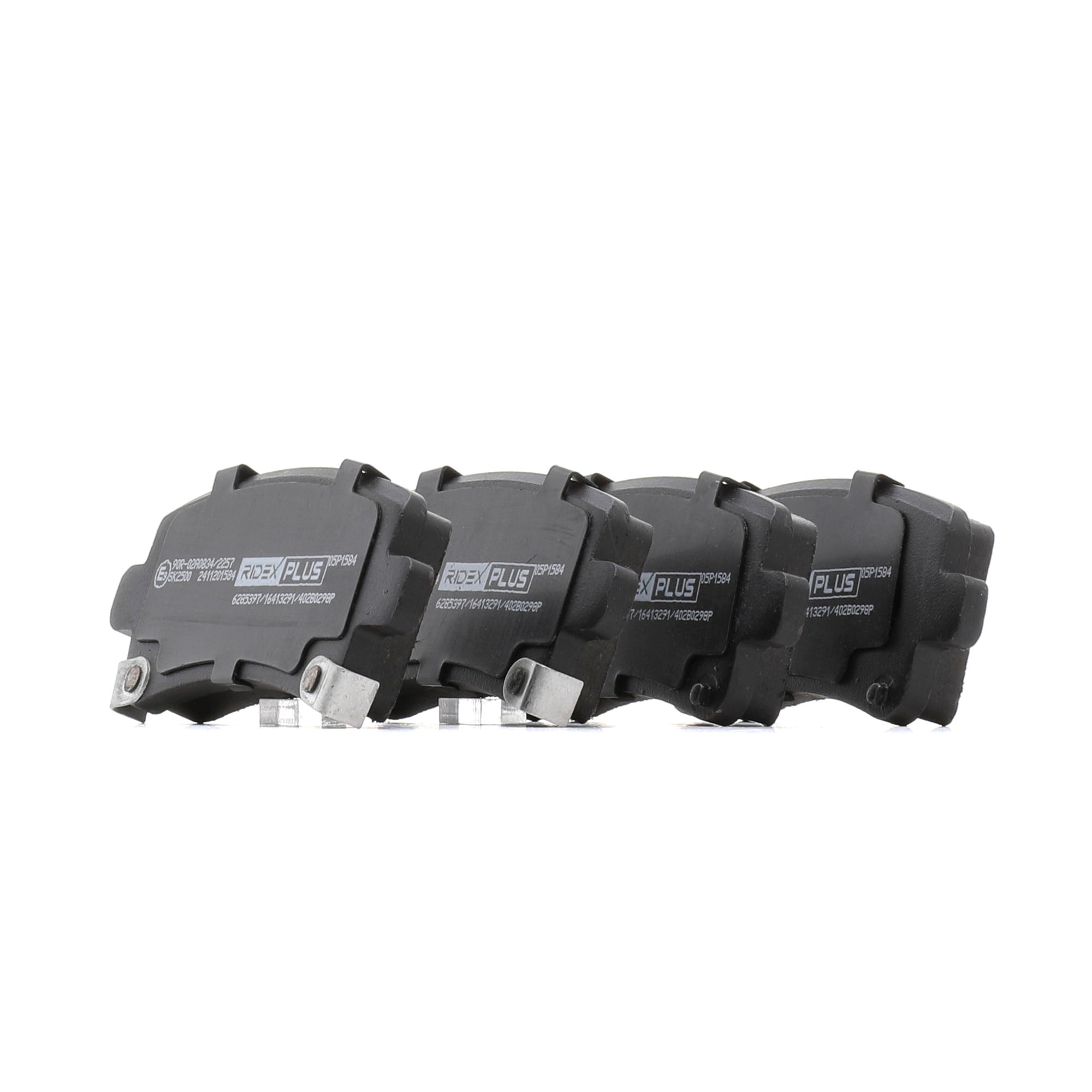 Köp RIDEX PLUS Bromsbelägg Produktnummer: 402B0298P till det förmånliga priset av 330,79 kr