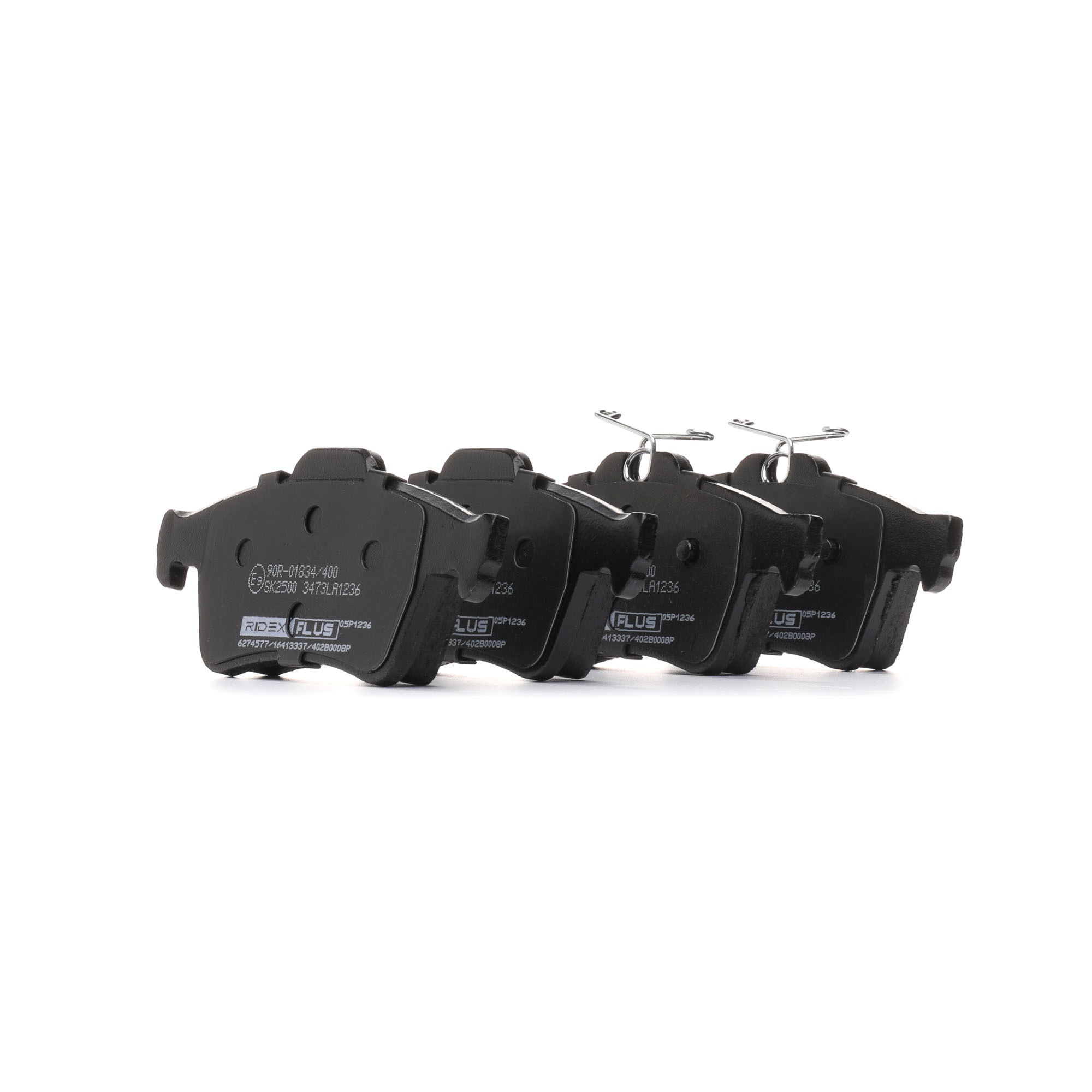 402B0008P RIDEX PLUS 402B0008P Kit pastiglie freni