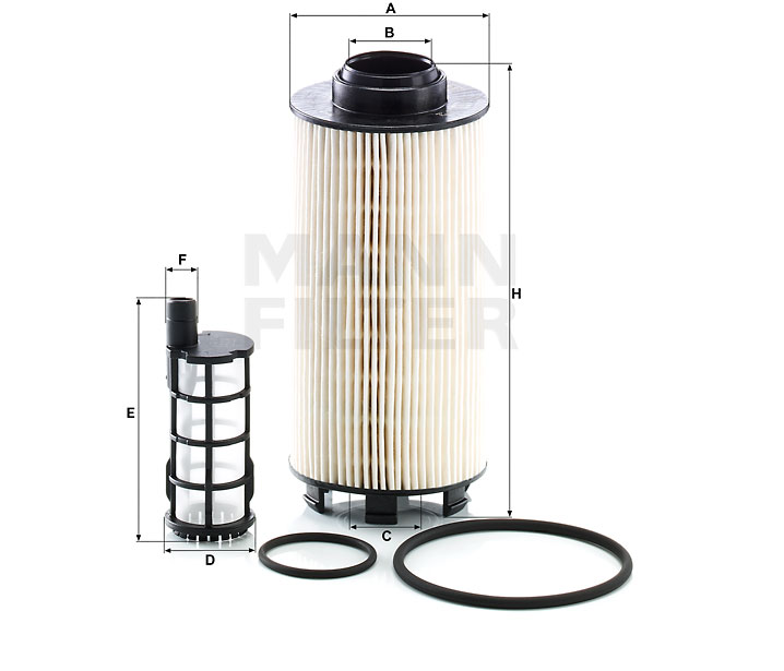 Įsigykite nebrangią originalią Kuro filtras PU 8010/1-2 x. sulyginama su A9360906552 OEM numeriais internetu