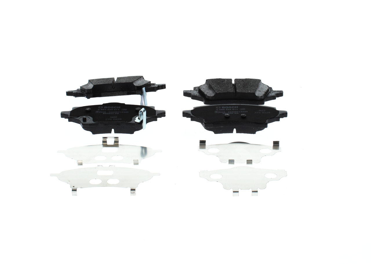 Acquista online Kit pastiglie freni 0 986 424 911 originale a buon mercato, comparabile con i numeri OEM 04466F4010