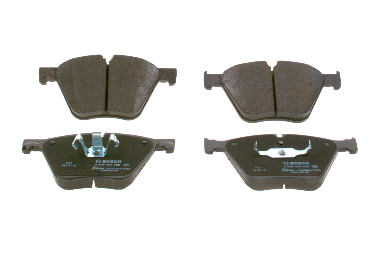 Köp billiga original Bromsbelägg 0 986 424 920 jämförbara med 34116799870 OEM nummer på nätet