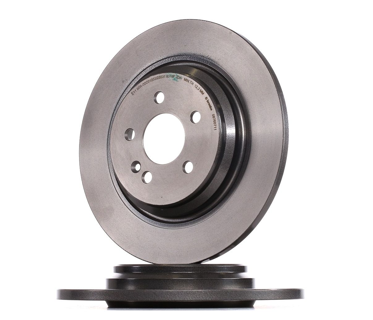 Köp BREMBO Bromsskiva Produktnummer: 08.7607.11 till det förmånliga priset av 802,66 kr