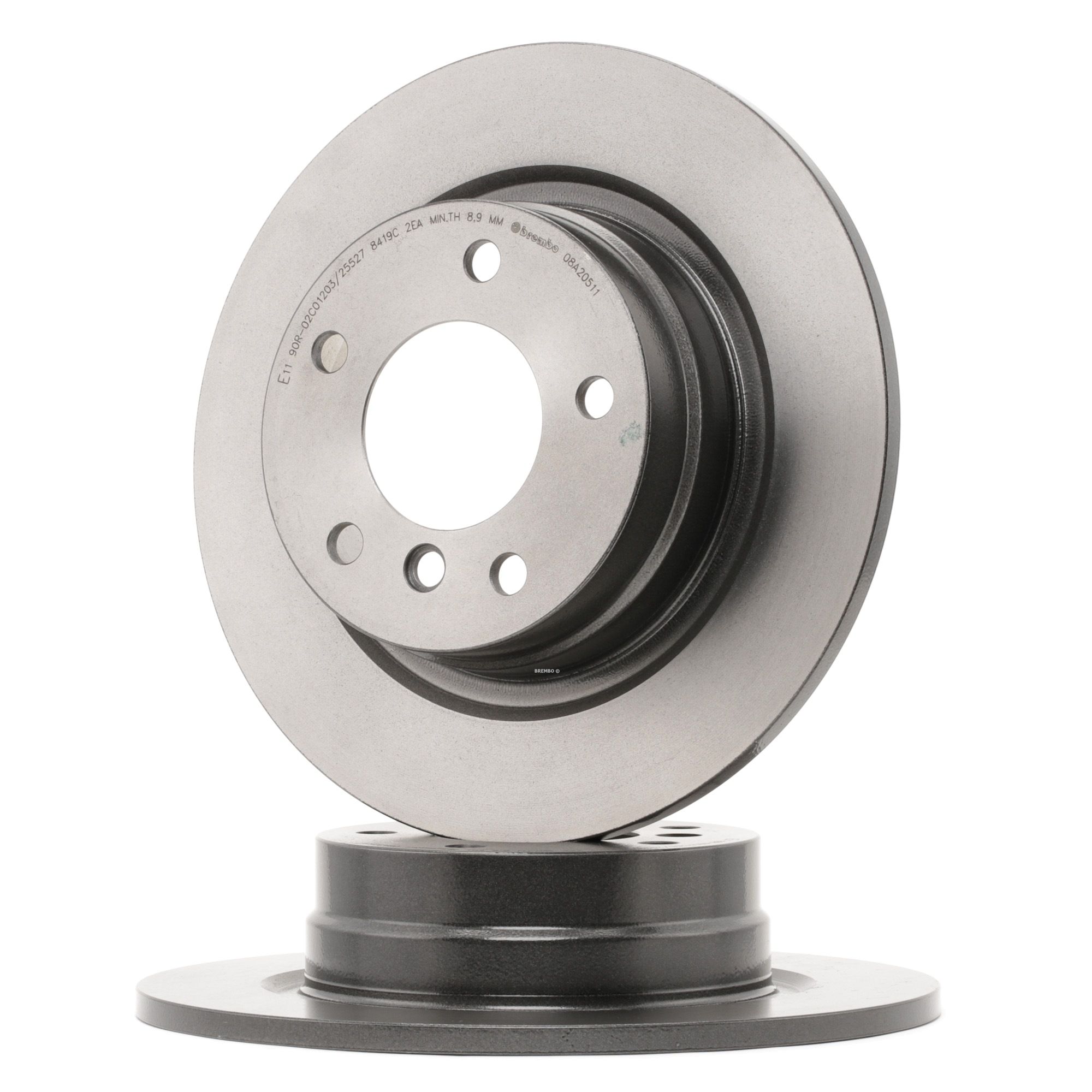 Köp BREMBO Bromsskiva Produktnummer: 08.A205.11 till det förmånliga priset av 501,39 kr