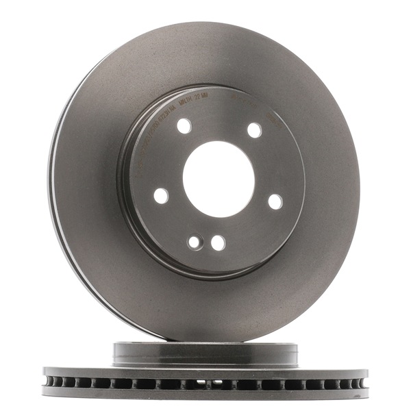 OEM Set discuri de frână Mercedes S202 1996 2104210712, 2104212412, A2104210712 BREMBO