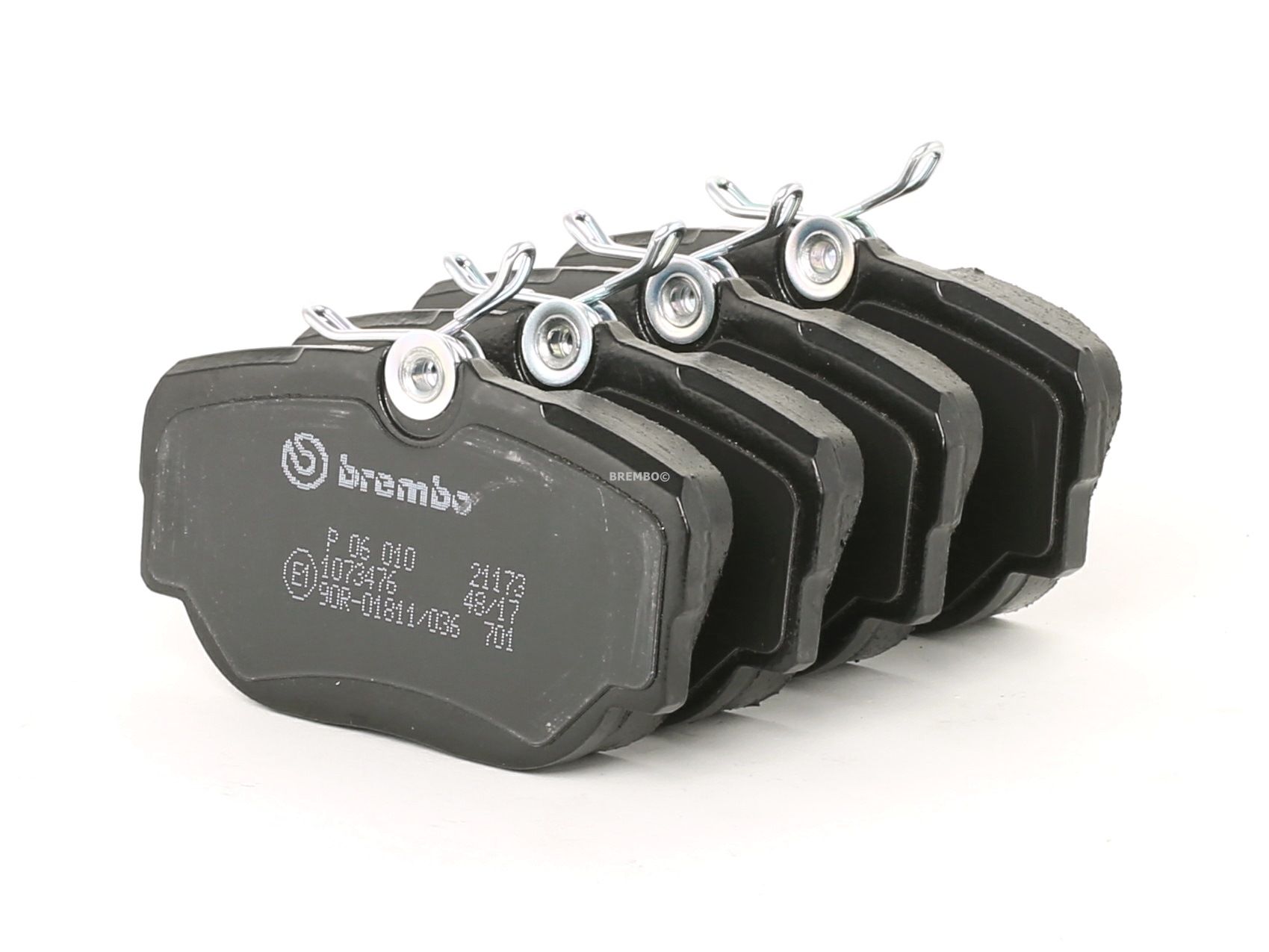 Įsigykite BREMBO Stabdžių kaladėlės Prekės Nr.: P 06 010 už žemiausią 27,00 € kainą
