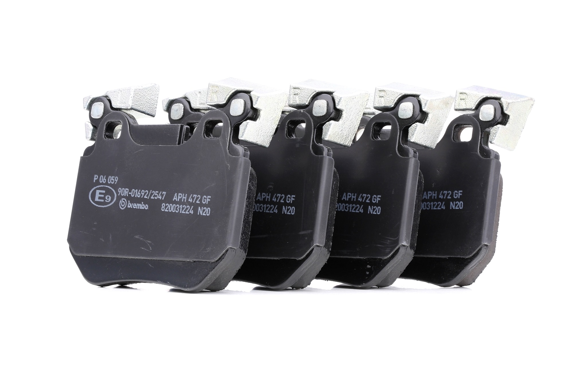 Įsigykite BREMBO Stabdžių kaladėlės Prekės Nr.: P 06 059 už žemiausią 62,06 € kainą