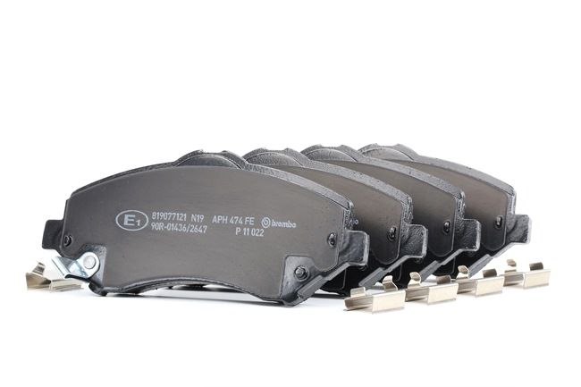 OEM Sada brzdových destiček, kotoučová brzda FIAT Freemont (345) 2023 2AMV3701AA, 2AMV3762AB, 2AMV3762AB BREMBO